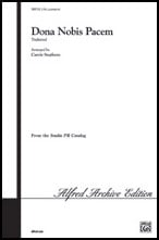 Dona Nobis Pacem Two-Part choral sheet music cover